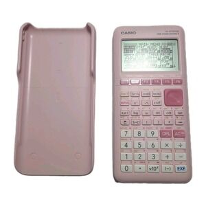 Casio FX-9750GIII Graphing Calculator Power Graphic 3  W/Cover Pink